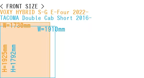 #VOXY HYBRID S-G E-Four 2022- + TACOMA Double Cab Short 2016-